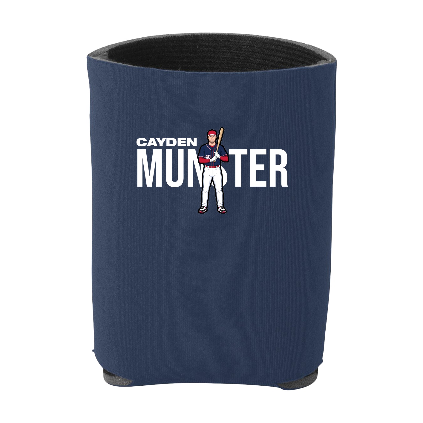 Can Holder — Player Name in Navy