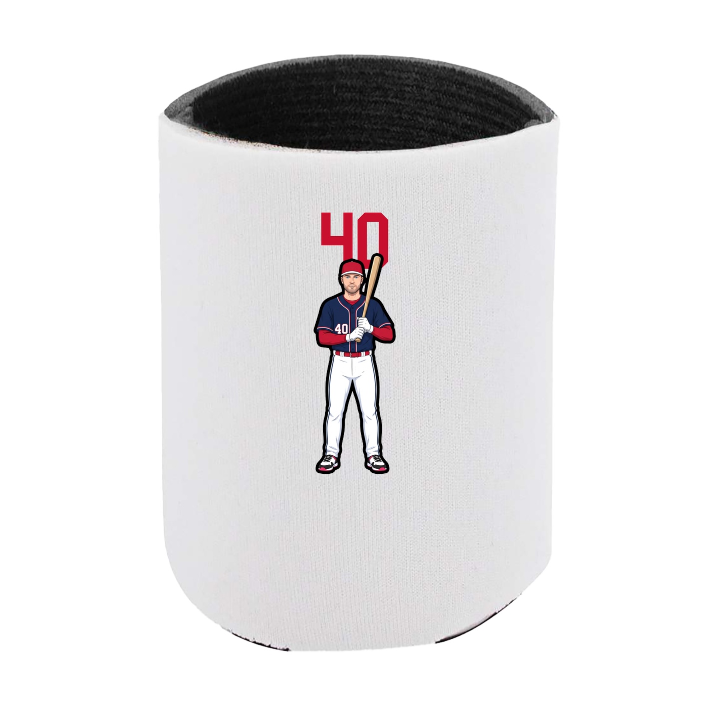 Can Holder — Number Top in White