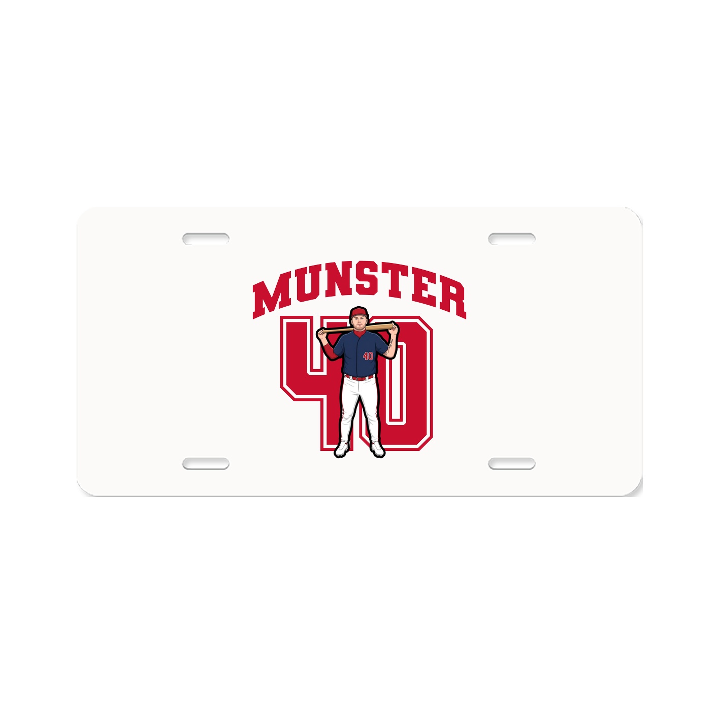 License Plate — Number in Classic
