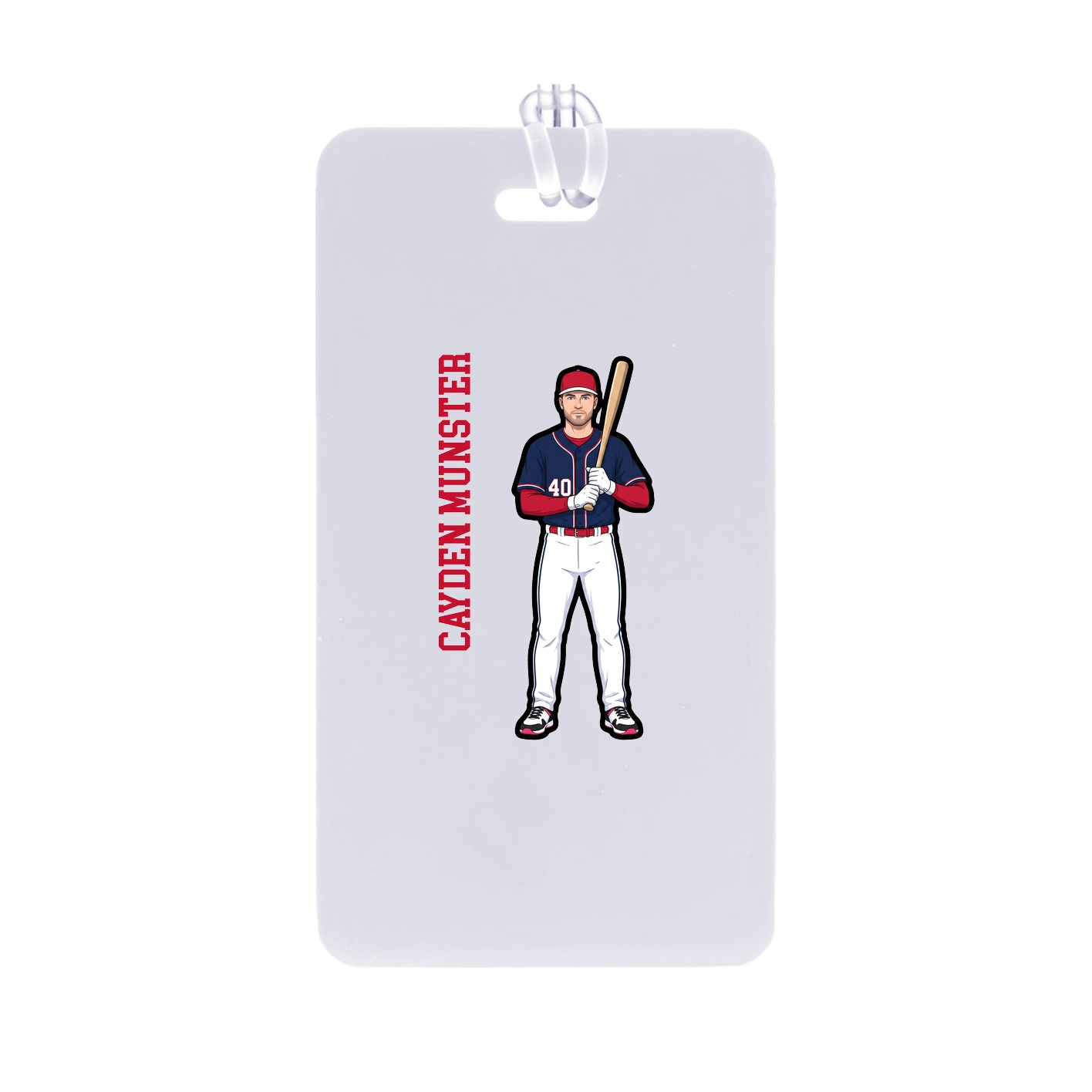 Bag Tag — Name Vertical in Classic