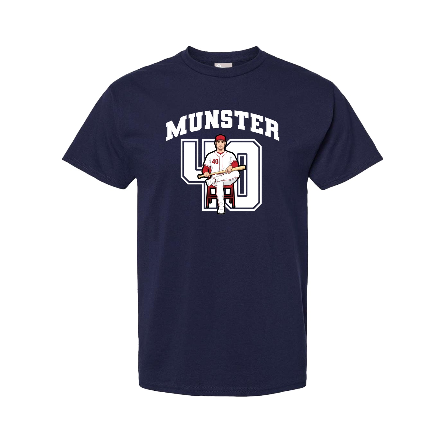 Tee — Number in Navy