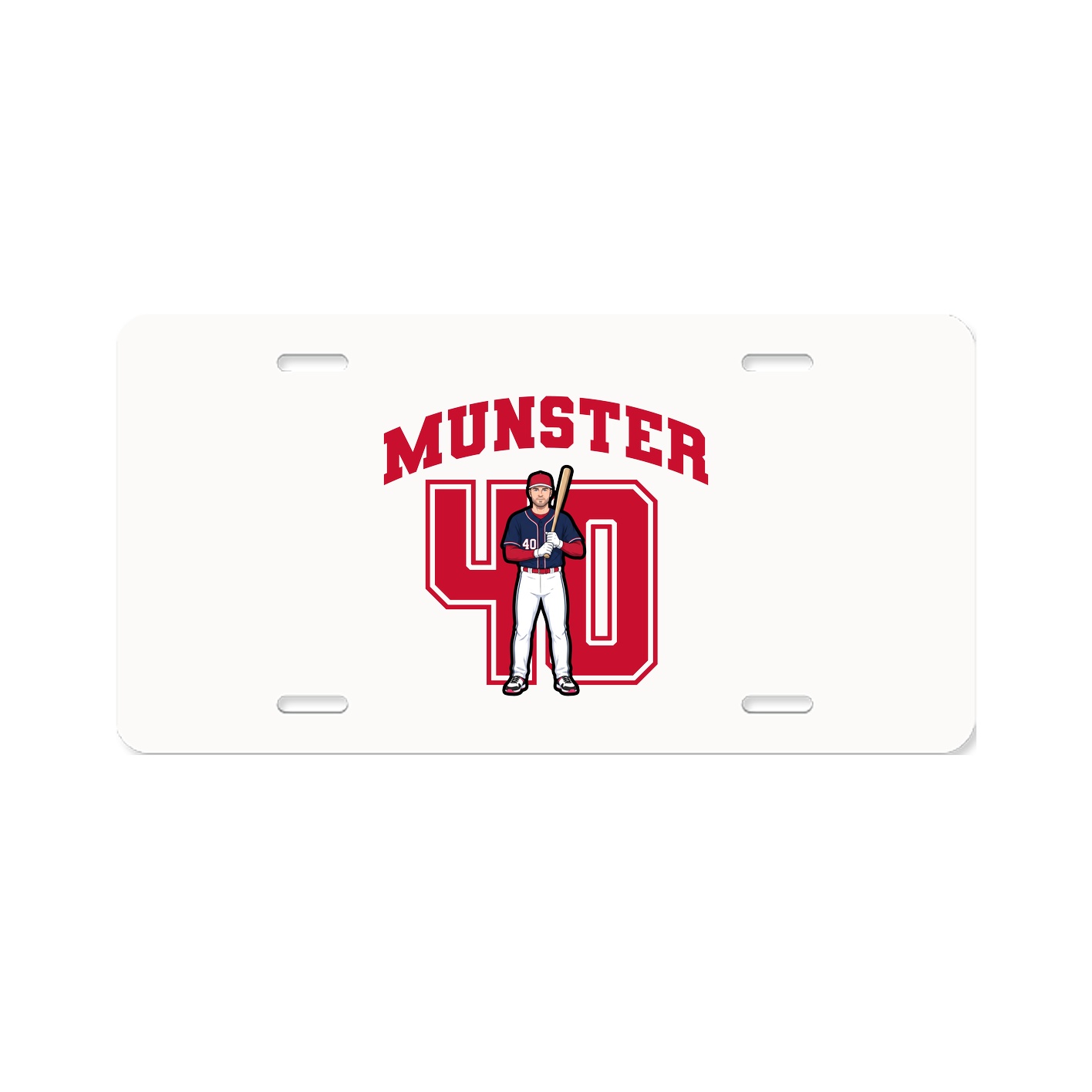 License Plate — Number in Classic