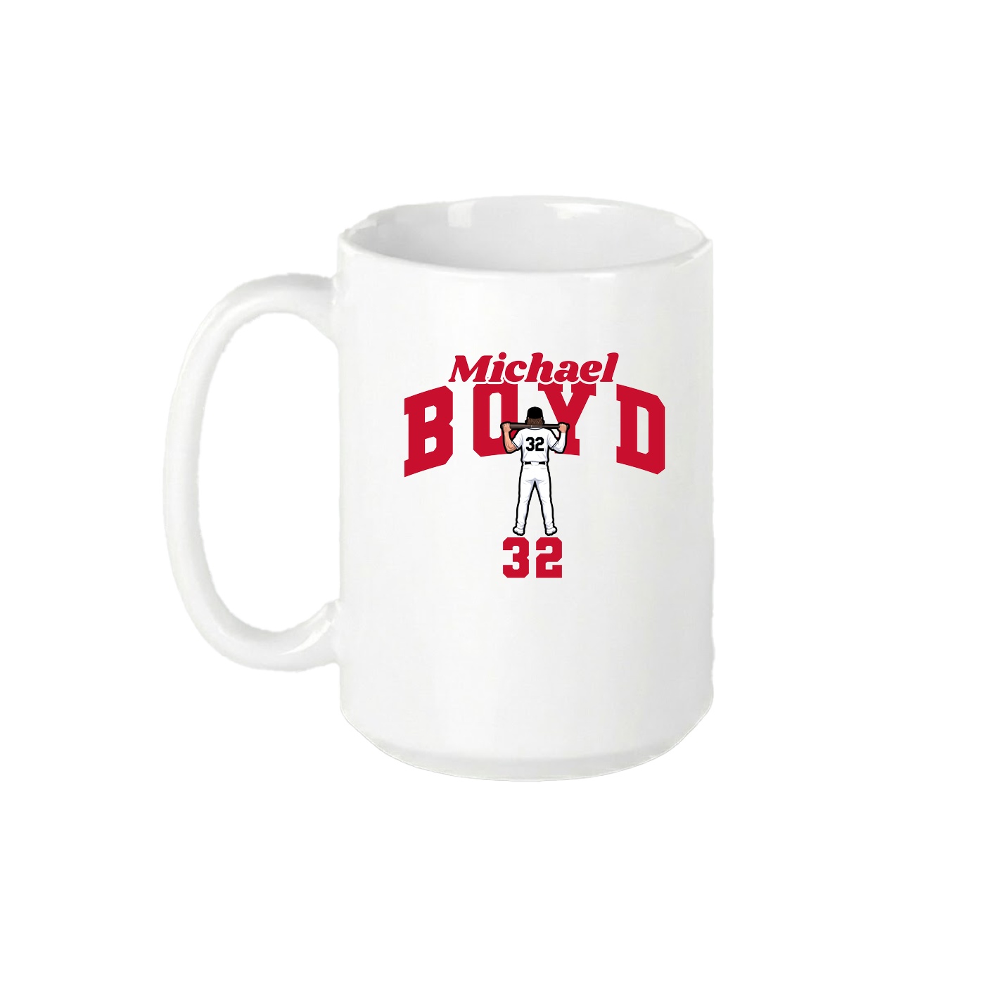15oz Coffee Mug — Signature Arch in White