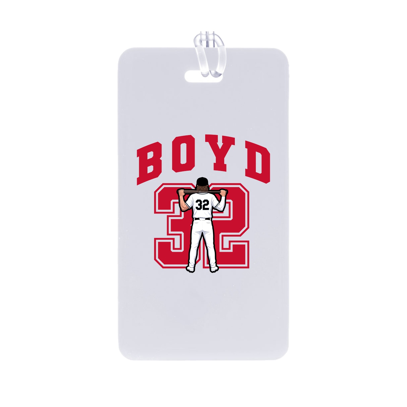 Bag Tag — Number in Classic