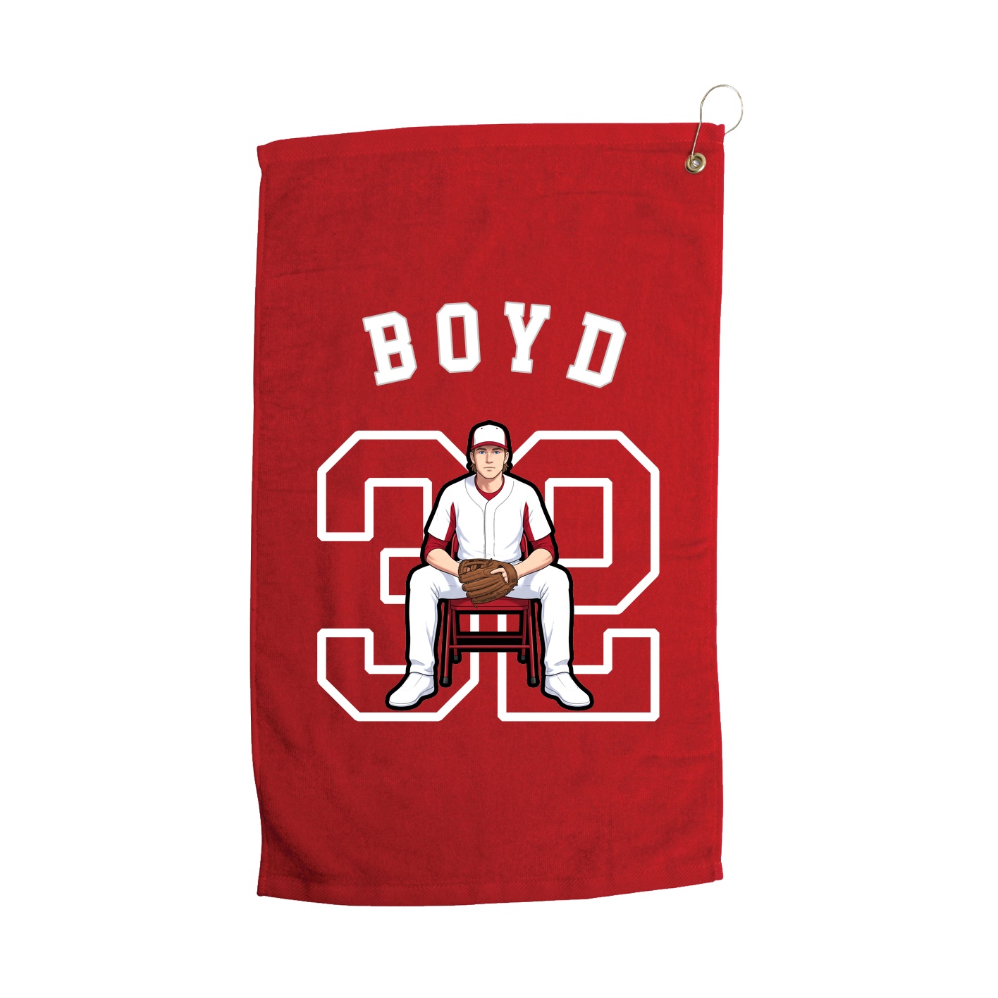 Golf Towel — Shirsey Arch in Red