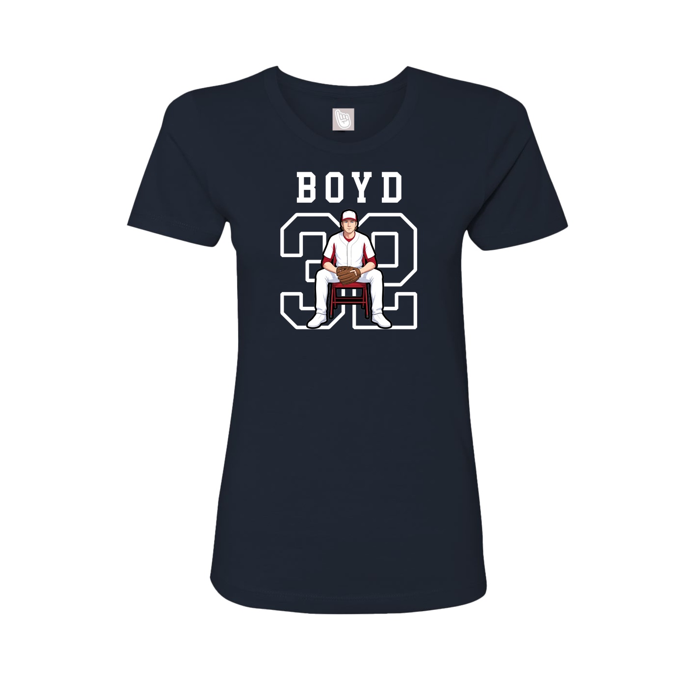 Fitted Women's Tee — Shirsey in Navy