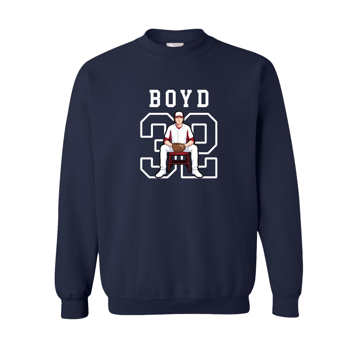 Fleece Crew — Shirsey in Navy