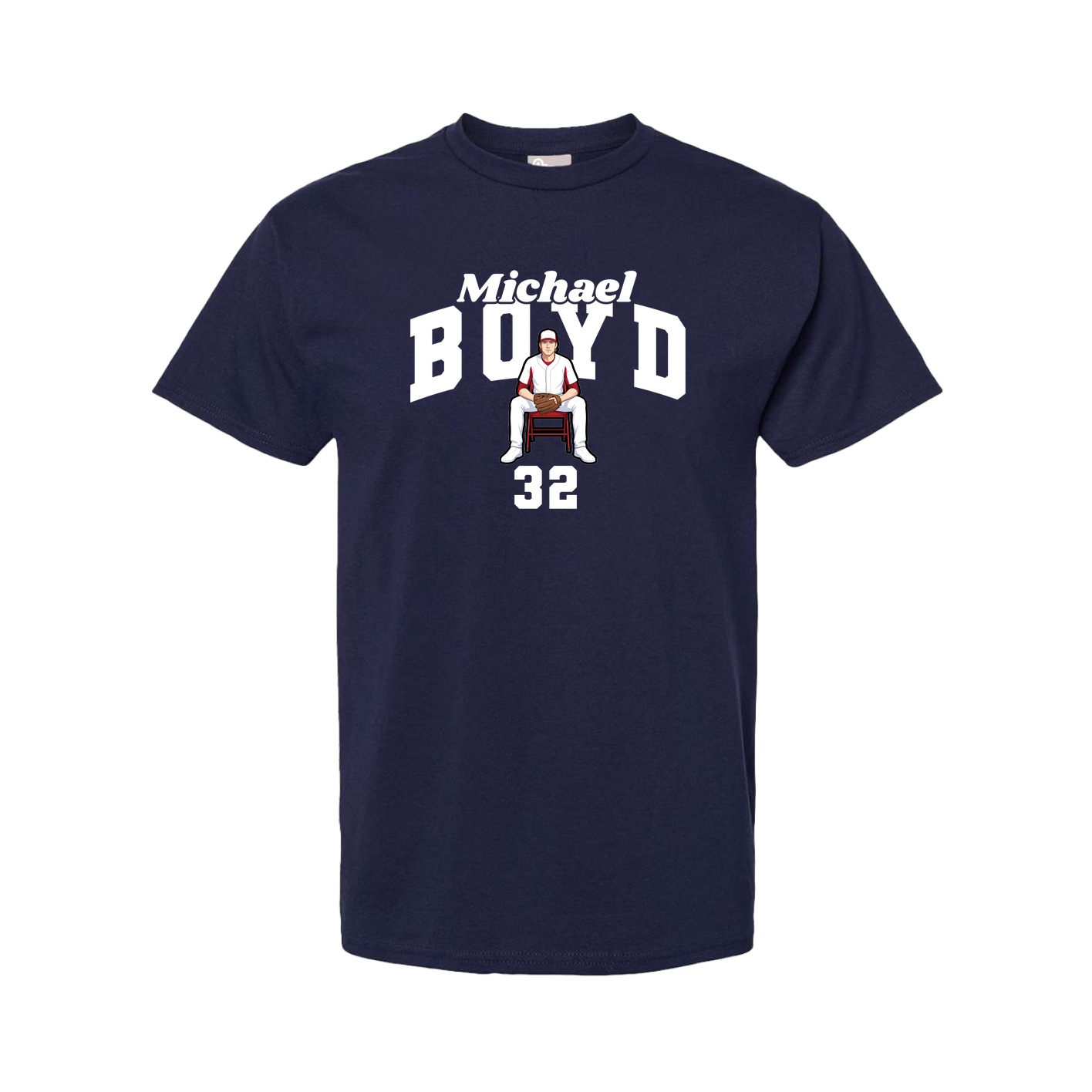 Youth Tee — Signature Arch in Navy