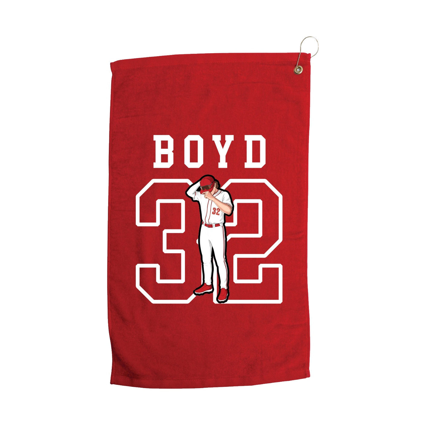 Golf Towel — Shirsey in Red