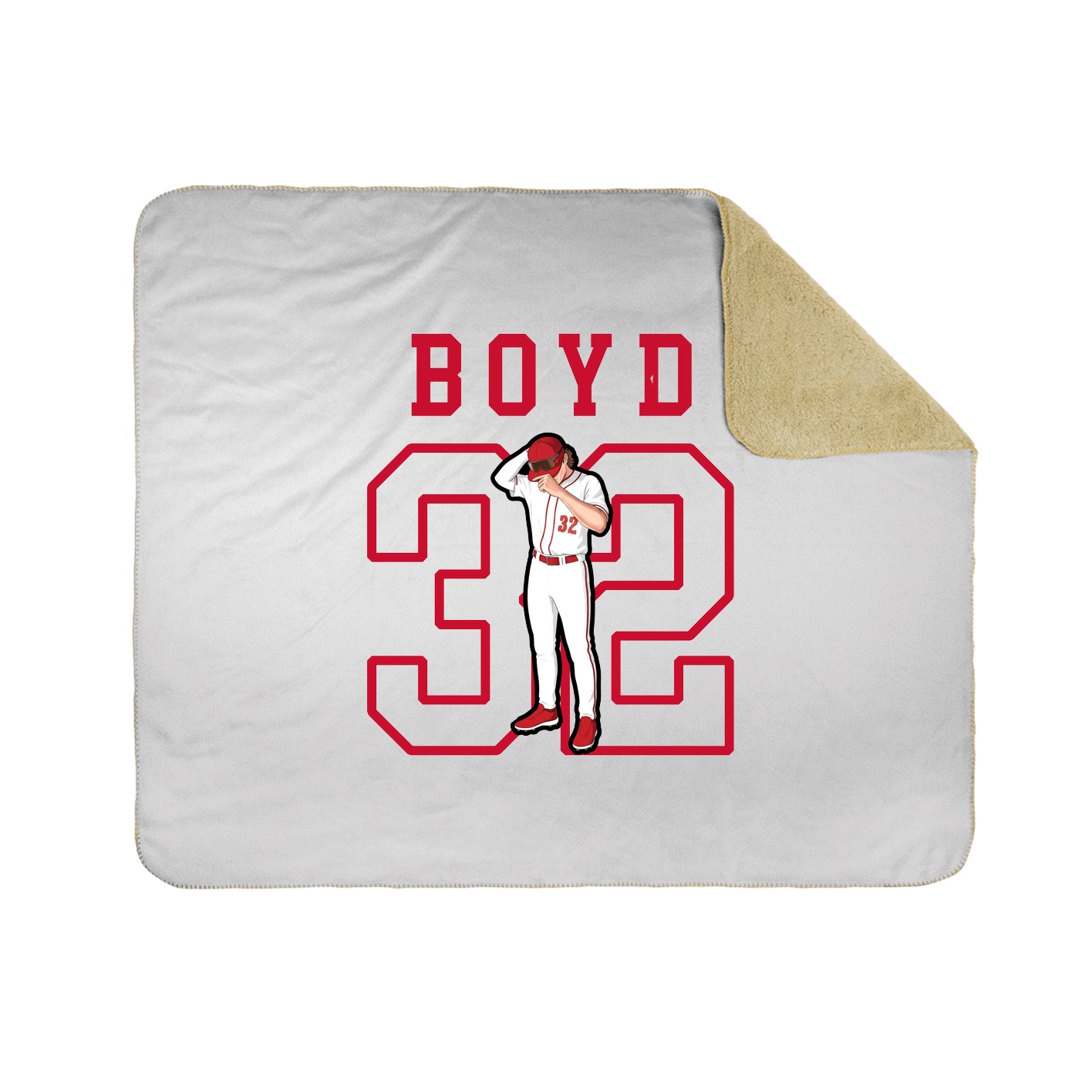 Throw Blanket — Shirsey in White