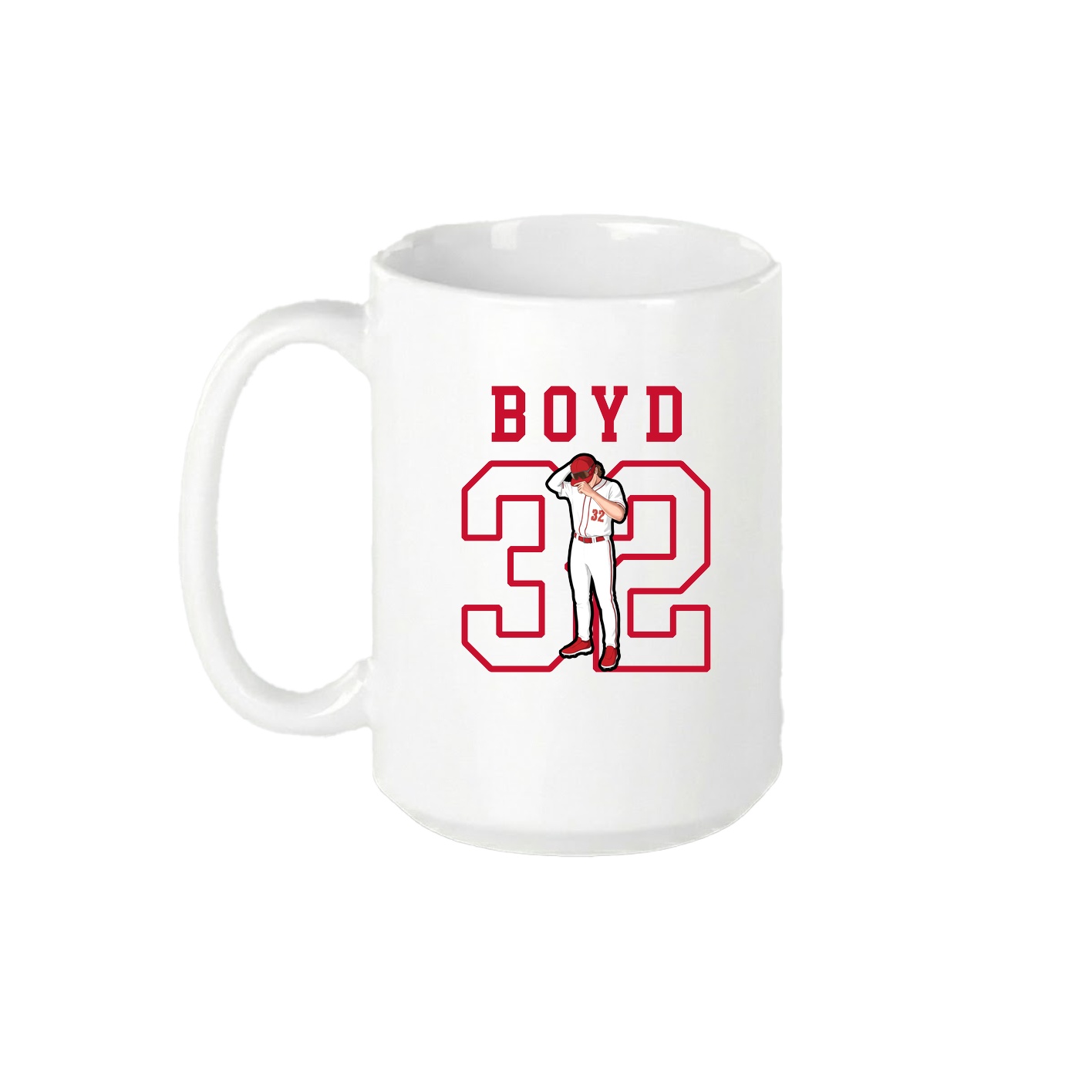 15oz Coffee Mug — Shirsey in White