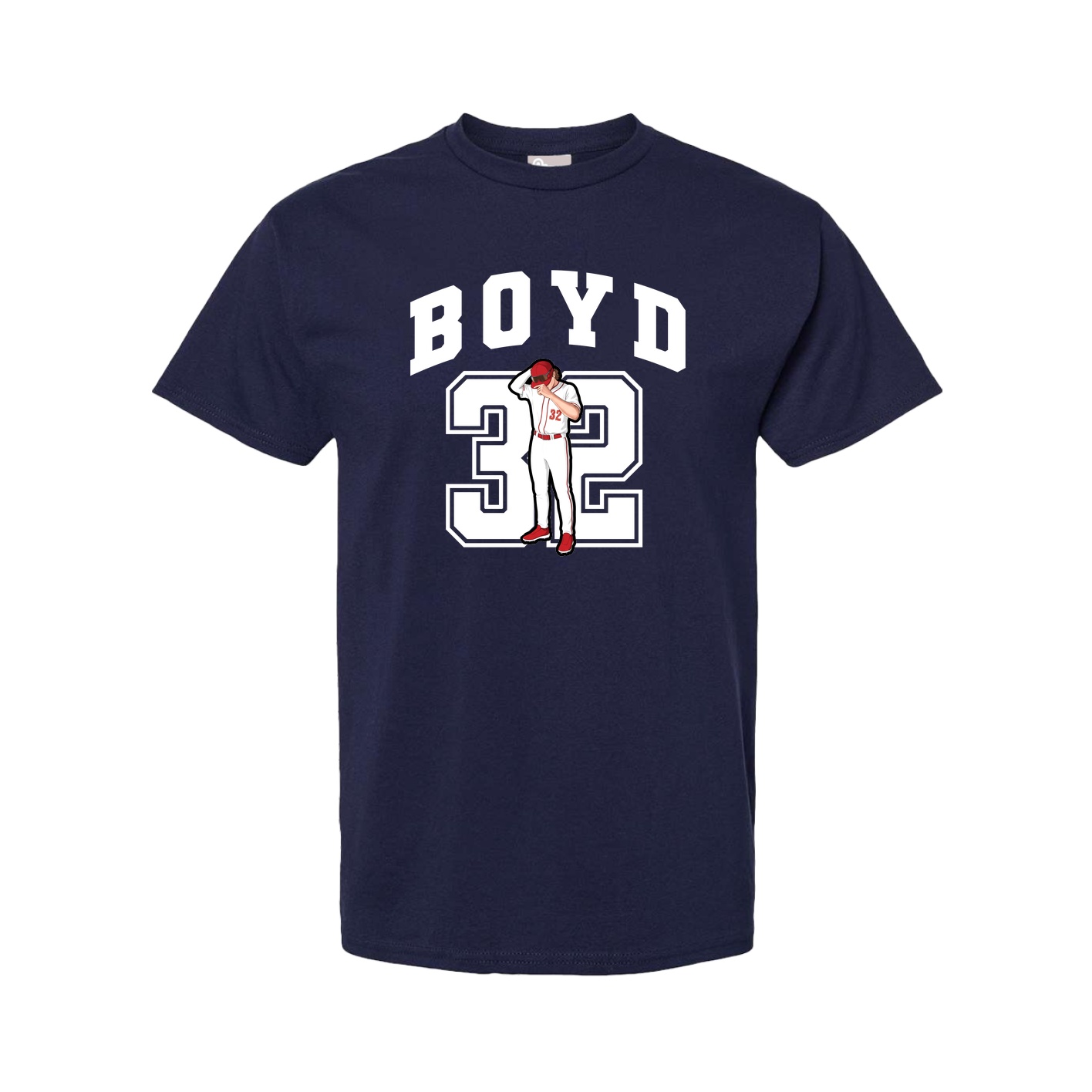 Tee — Number in Navy