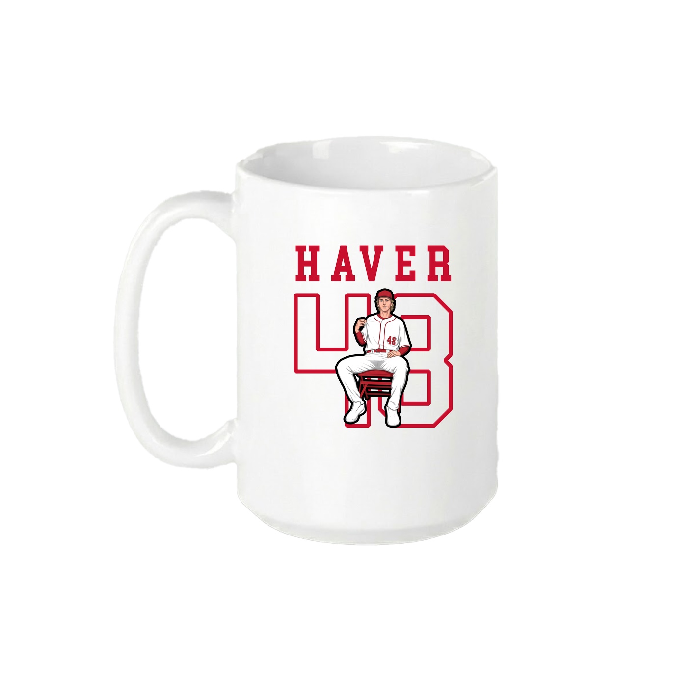 15oz Coffee Mug — Shirsey in White