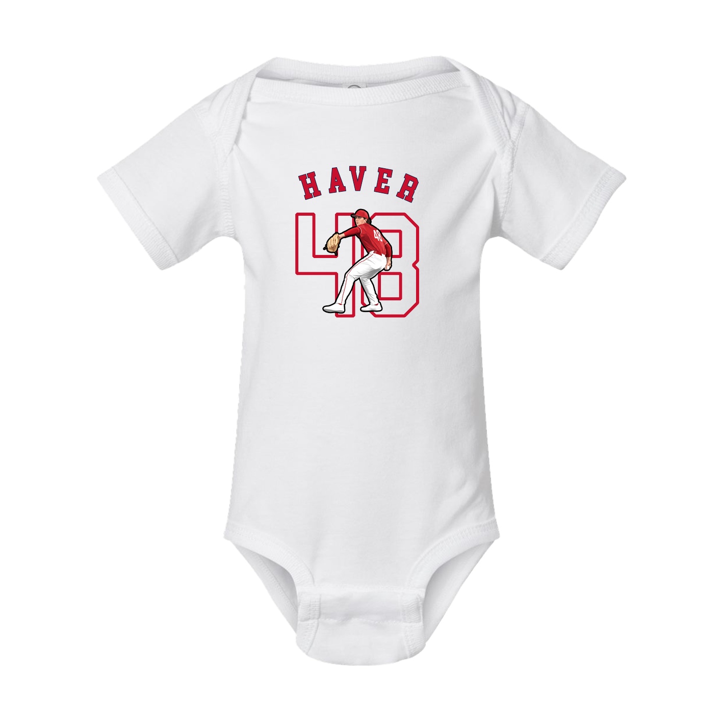 Baby Onesie — Shirsey Arch in White