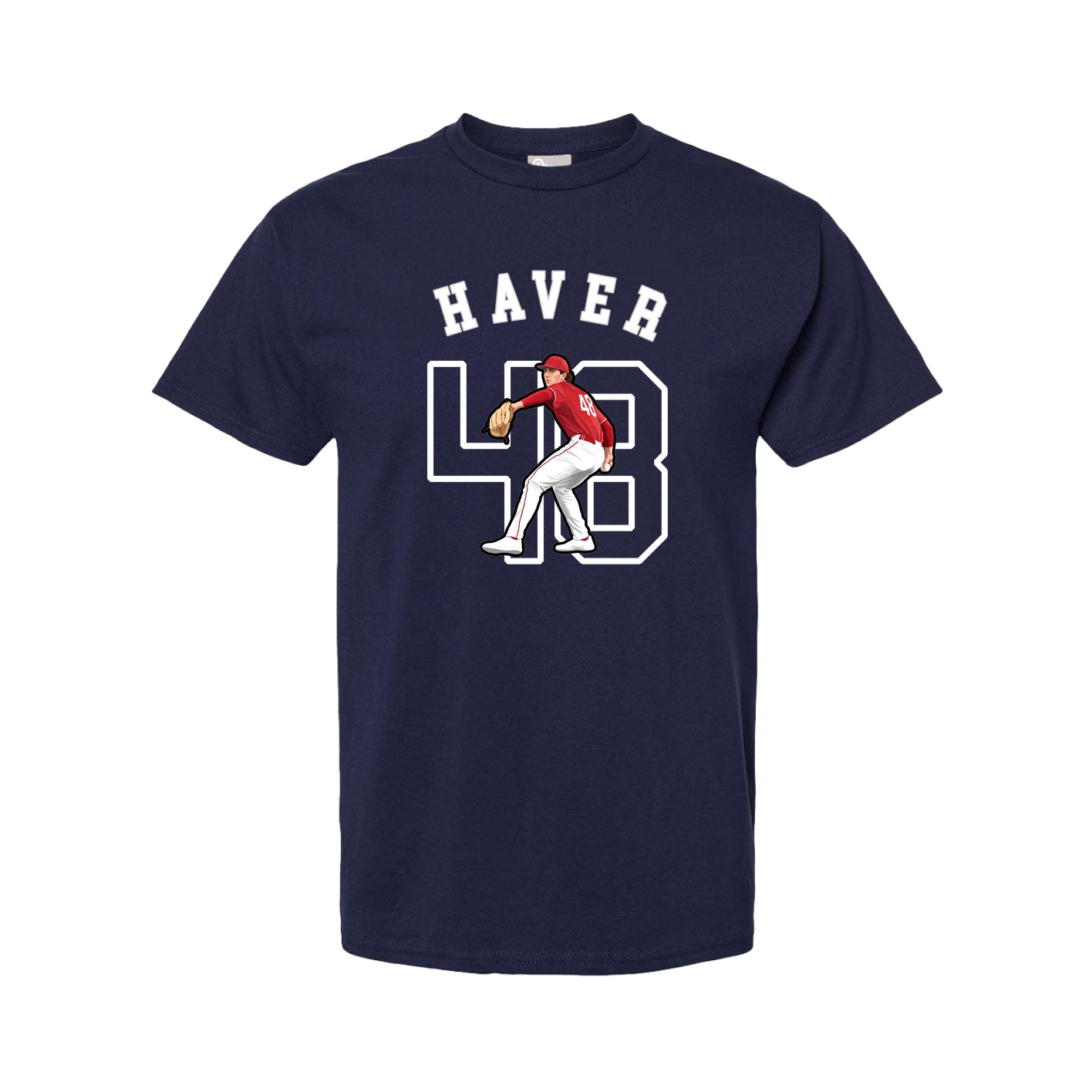Youth Tee — Shirsey Arch in Navy