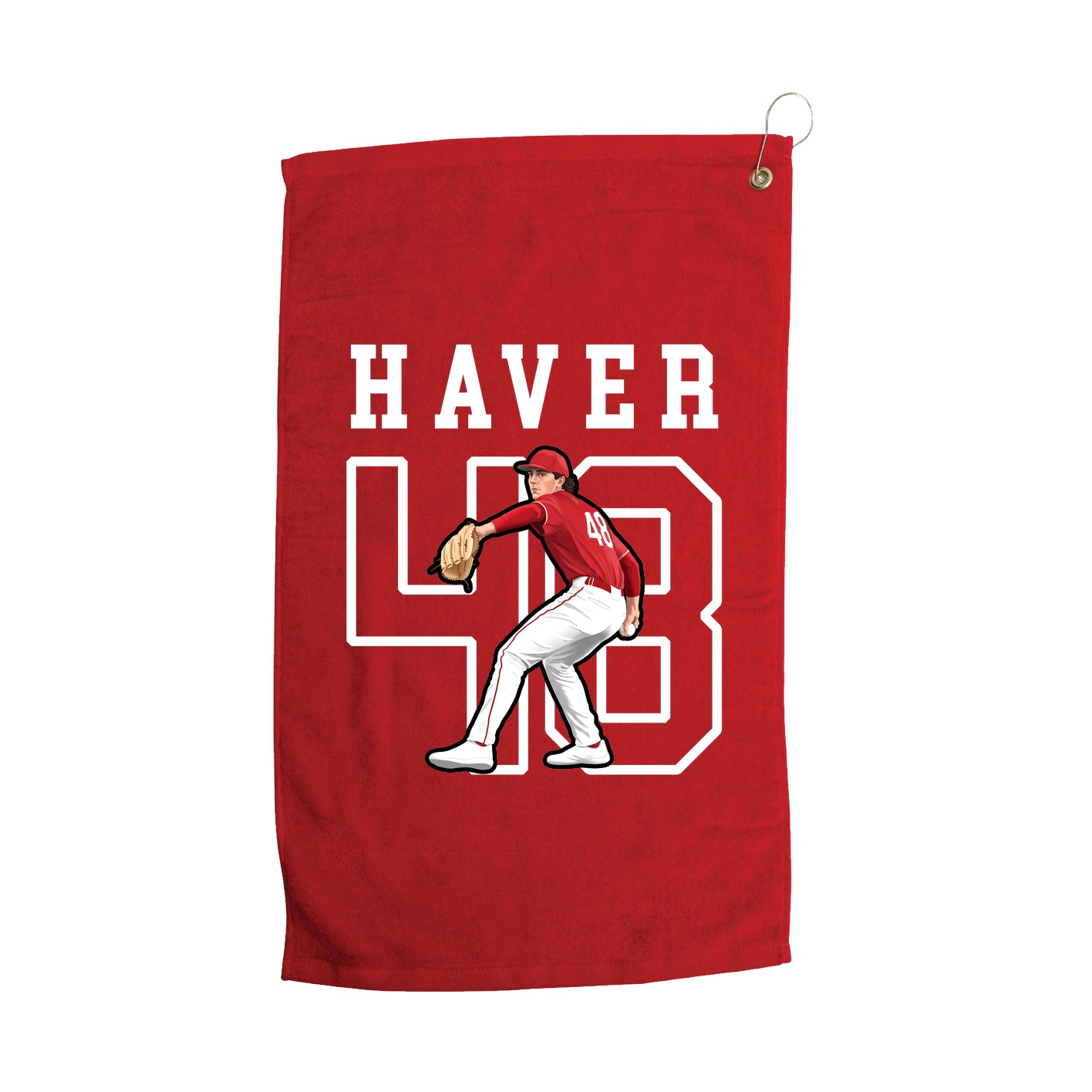 Golf Towel — Shirsey in Red