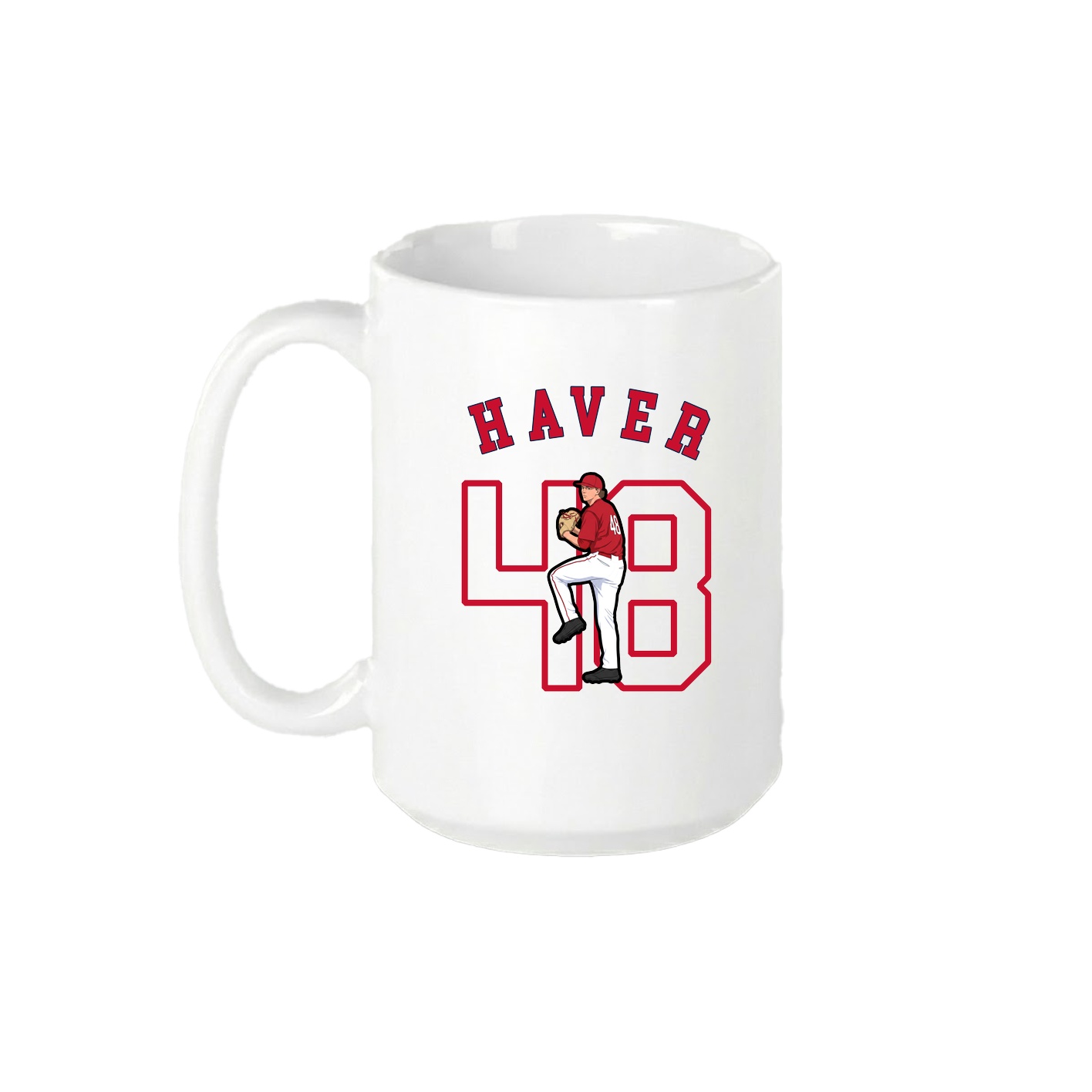 15oz Coffee Mug — Shirsey Arch in White