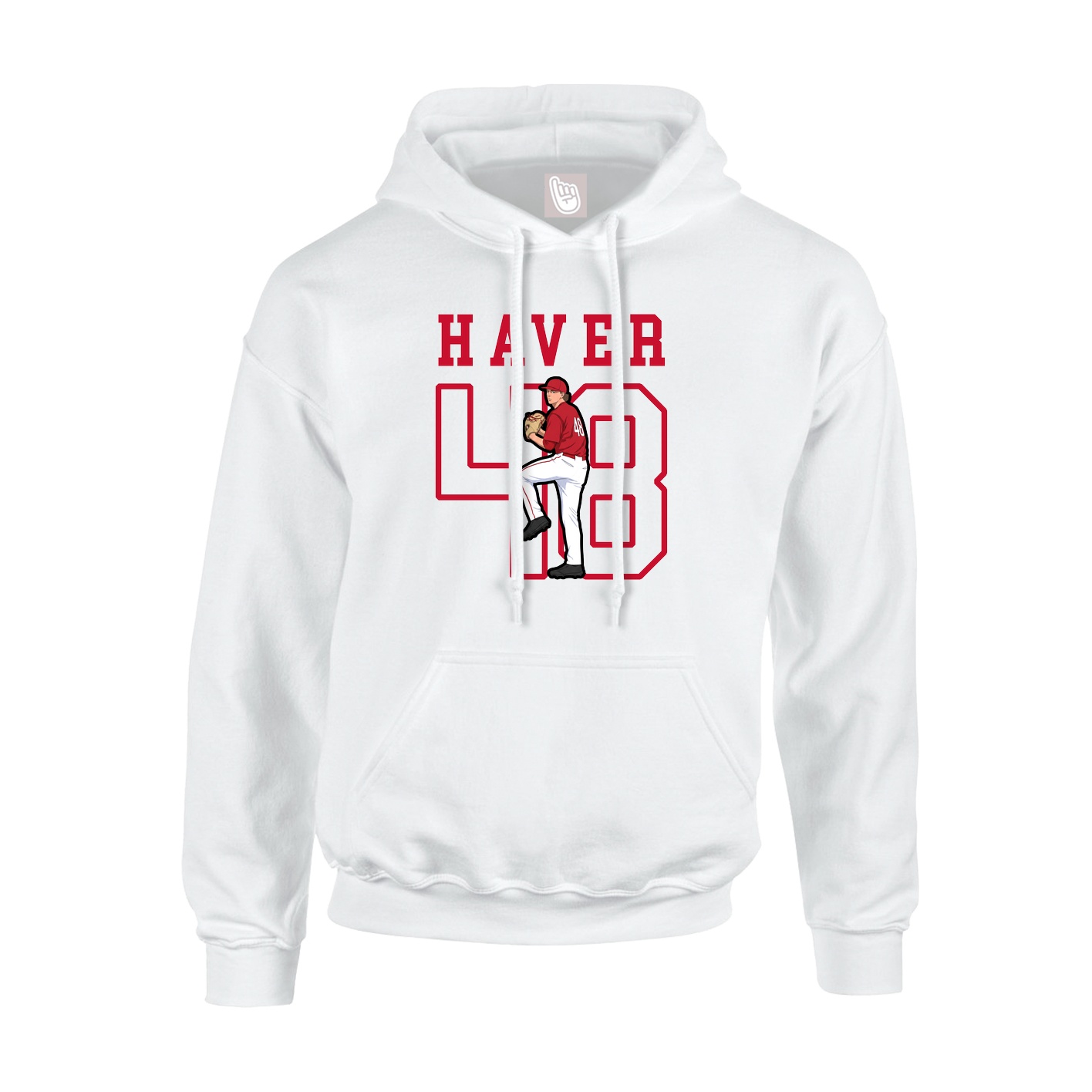Youth Hoodie — Shirsey in White
