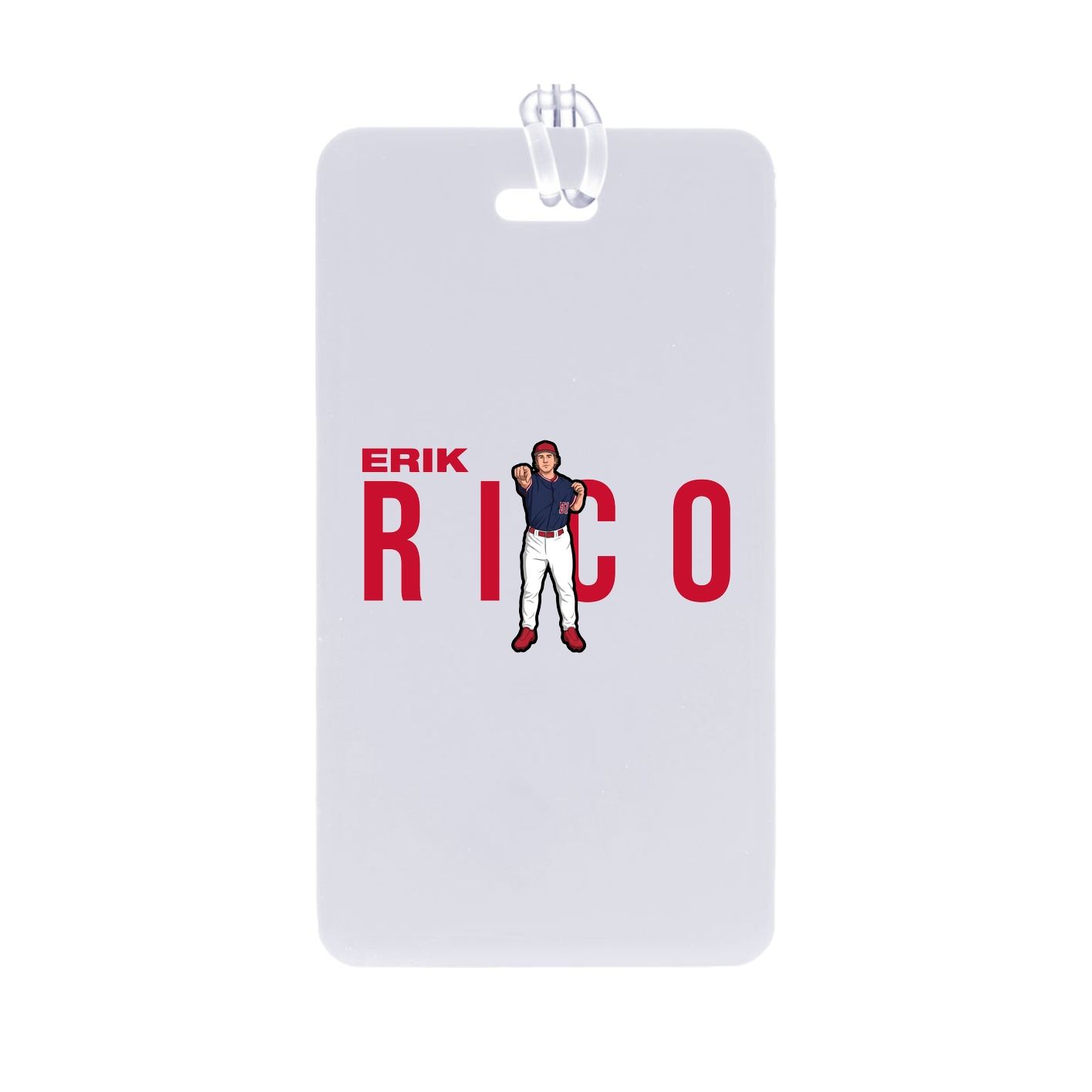Bag Tag — Player Name in Classic