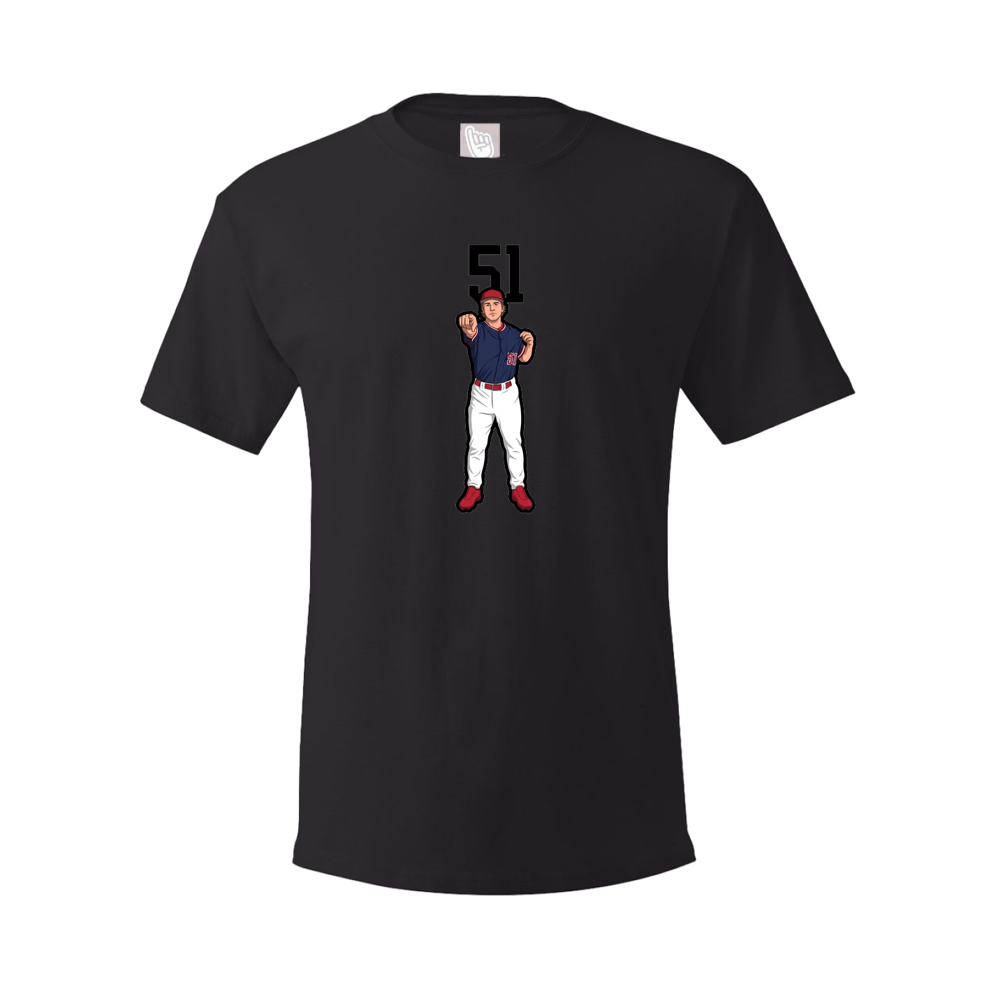 Tee — Number Top in Black