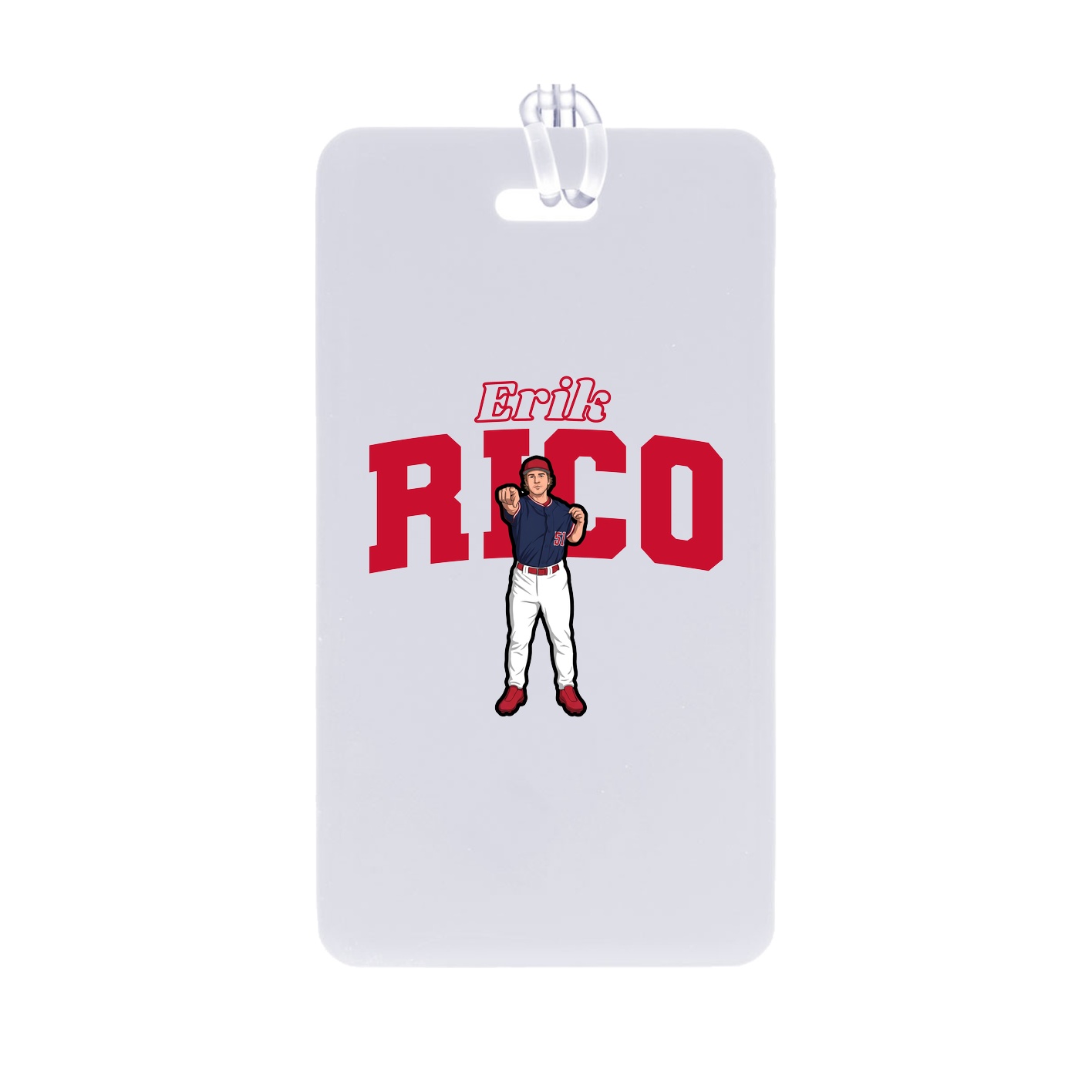 Bag Tag — Name Arch in Classic
