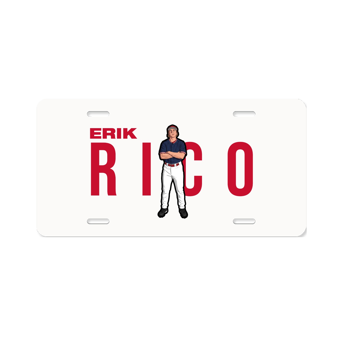 License Plate — Player Name in Classic