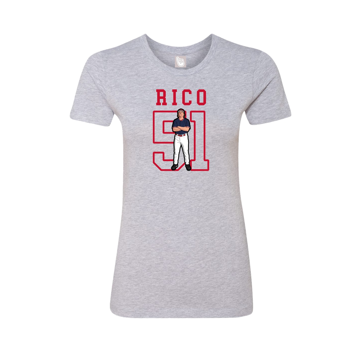 Fitted Women's Tee — Shirsey in Grey