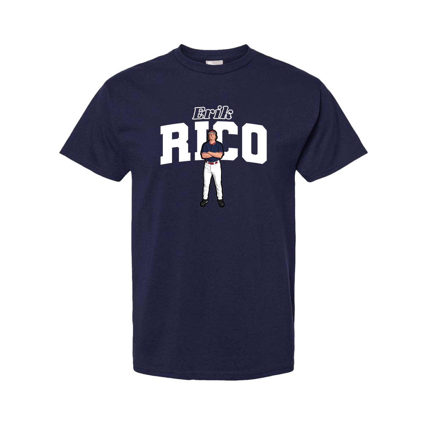 Youth Tee — Name Arch in Navy
