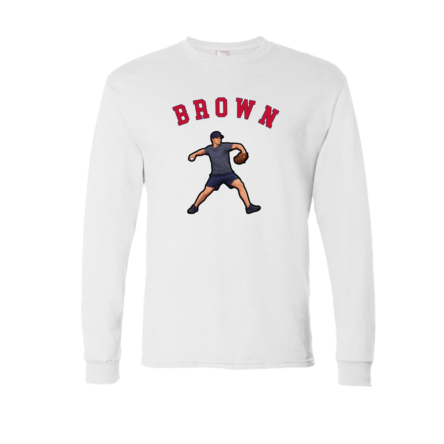 Long Sleeve Tee — Shirsey Arch in White