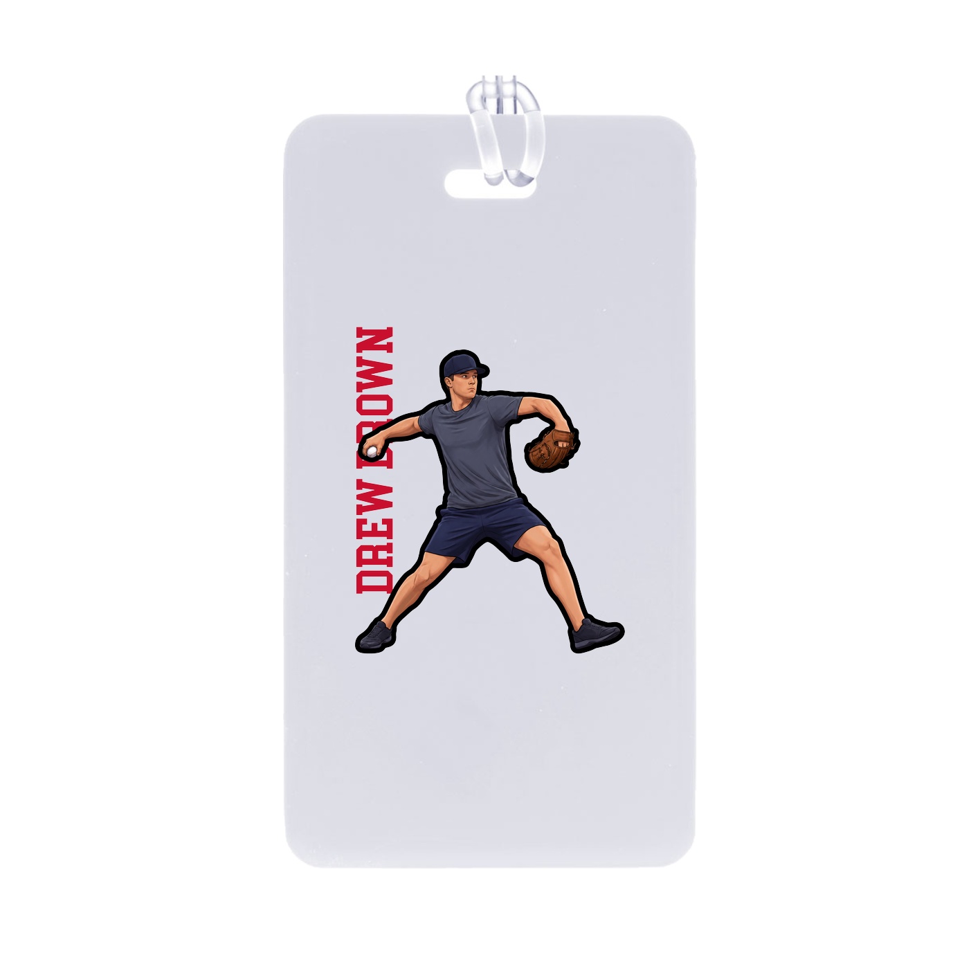 Bag Tag — Name Vertical in Classic