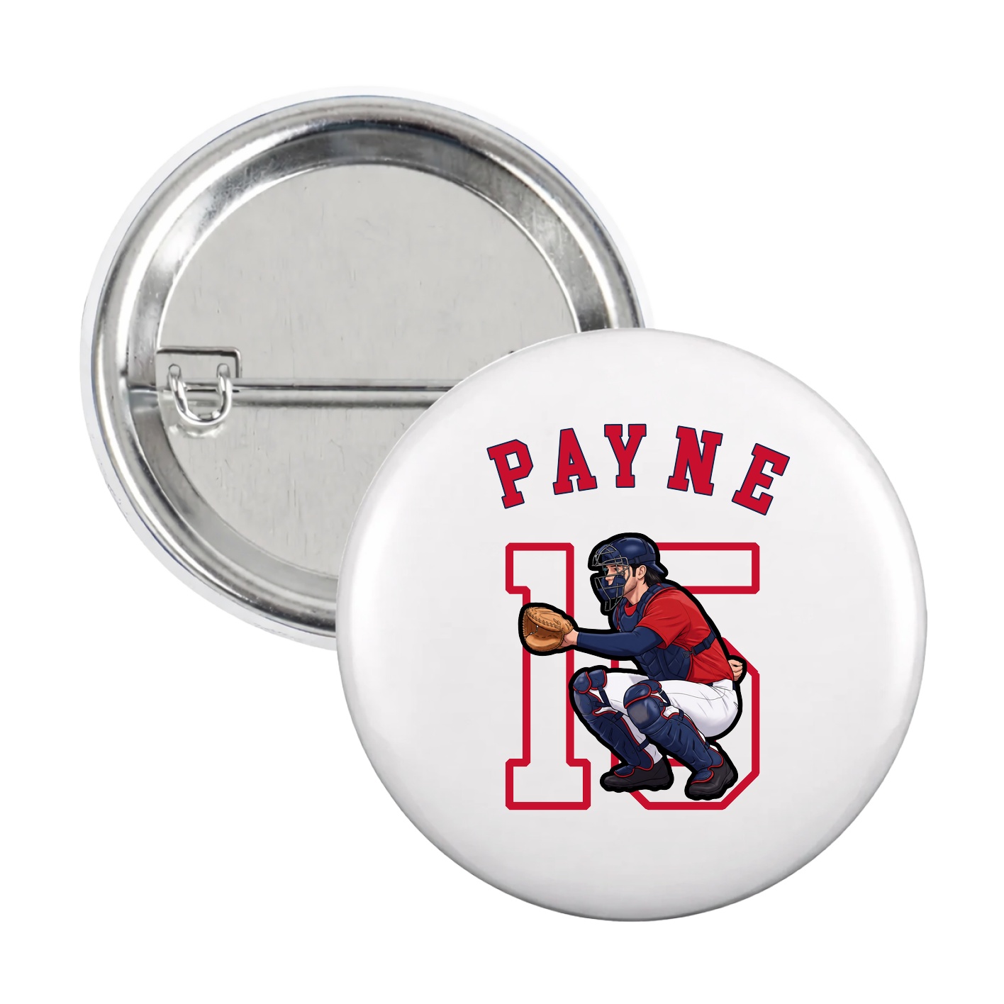 Game Day Button — Shirsey Arch in White