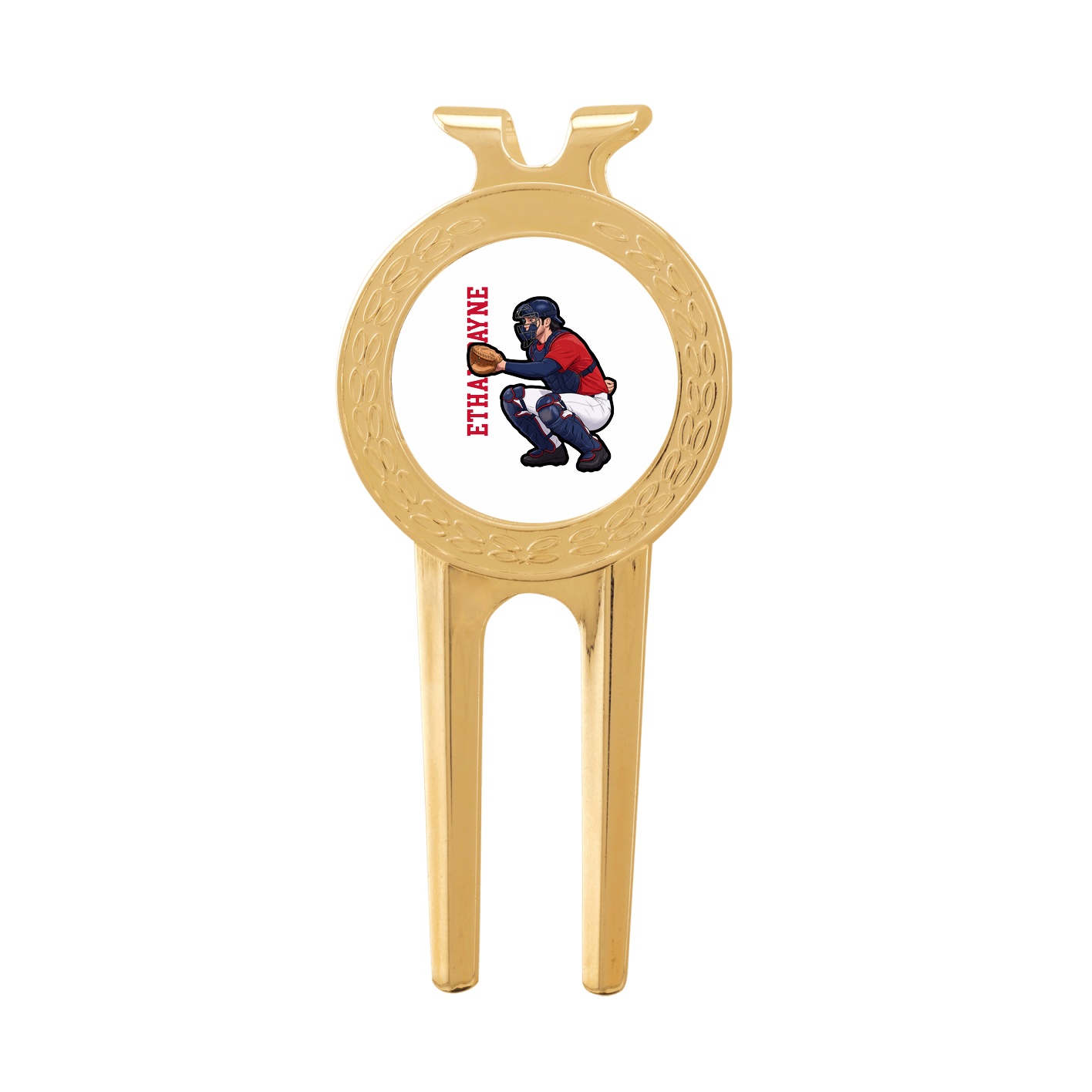 Divot Tool with Ball Marker — Name Vertical in Classic
