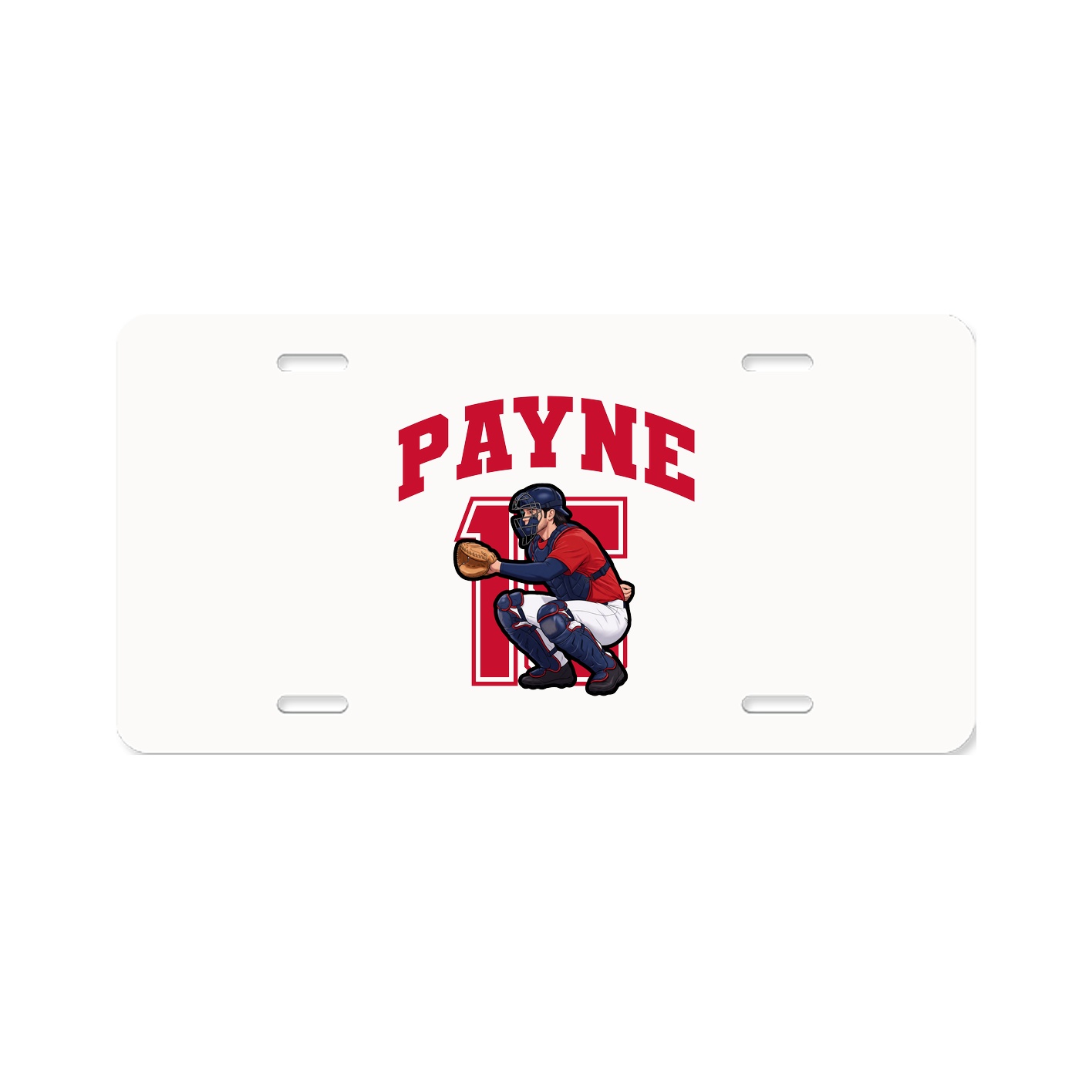 License Plate — Number in Classic