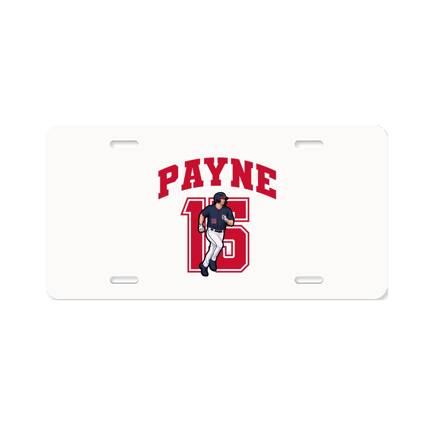 License Plate — Number in Classic
