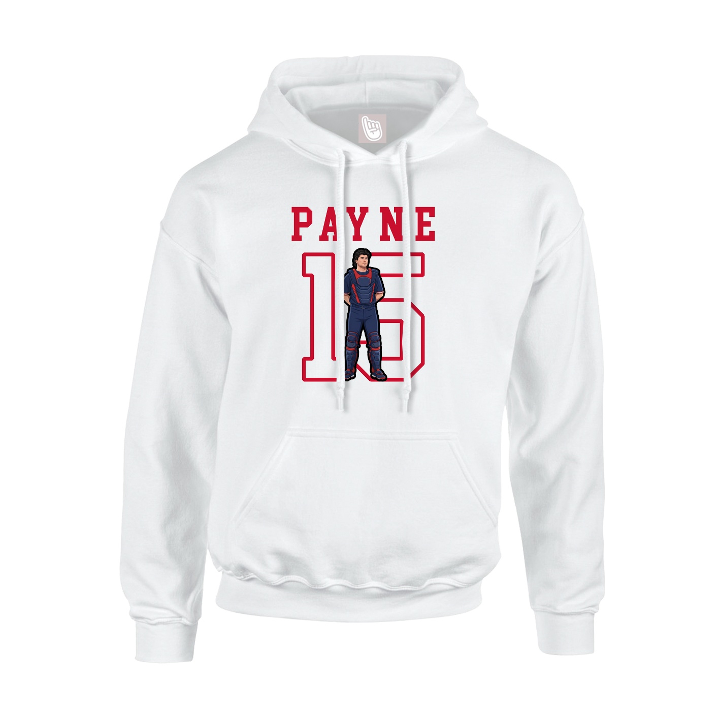 Hoodie — Shirsey in White
