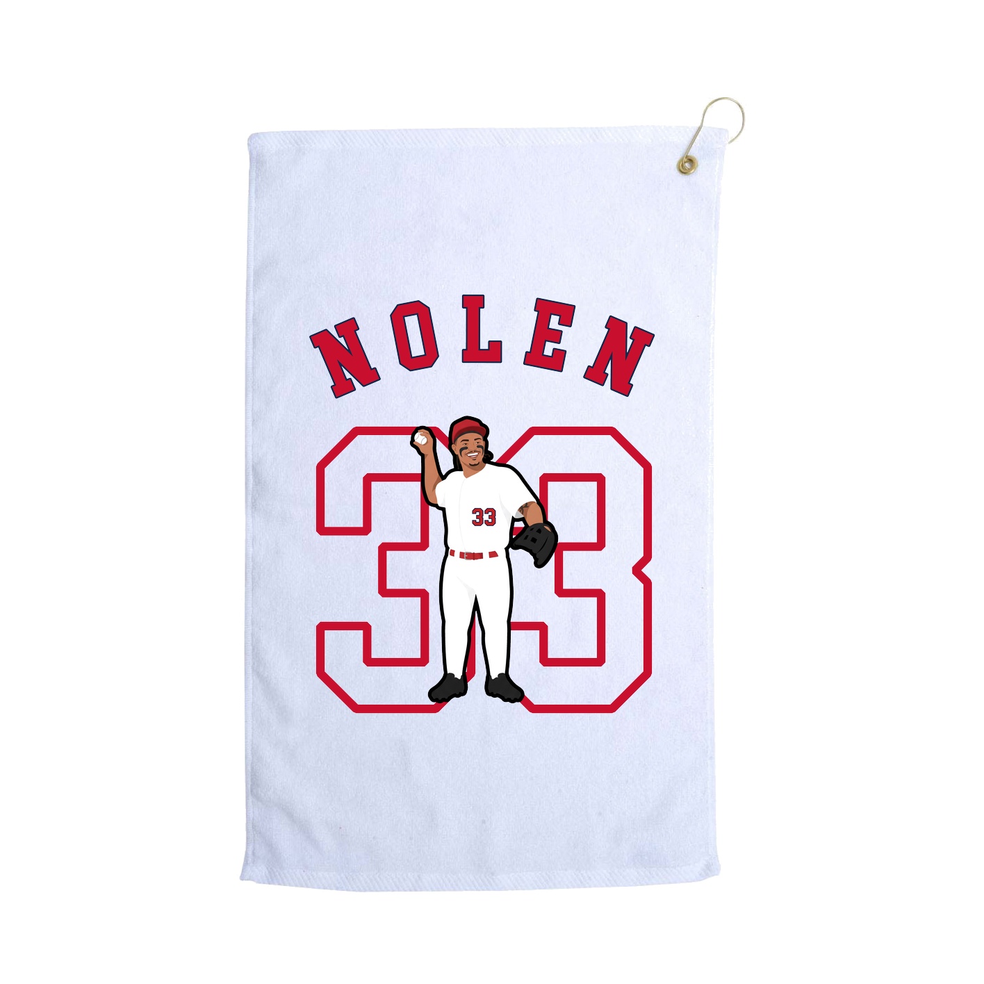 Golf Towel — Shirsey Arch in White