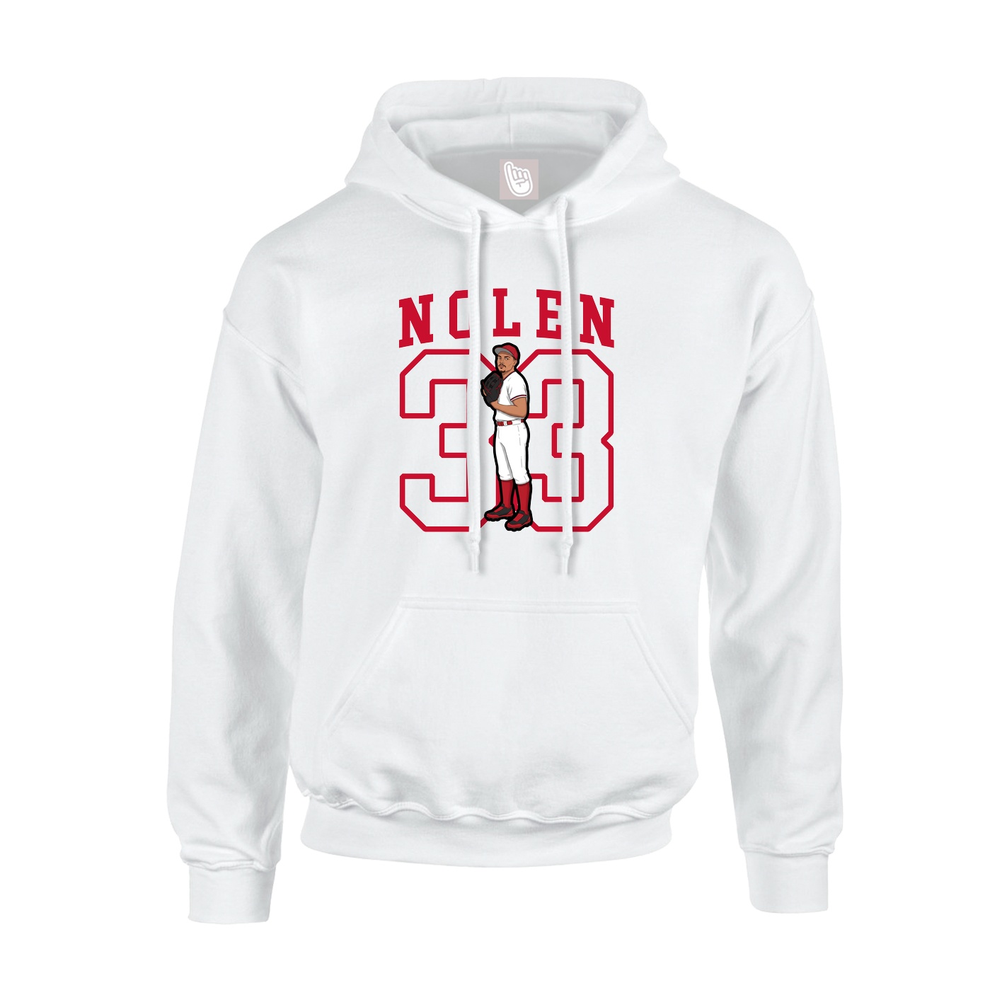 Hoodie — Shirsey in White