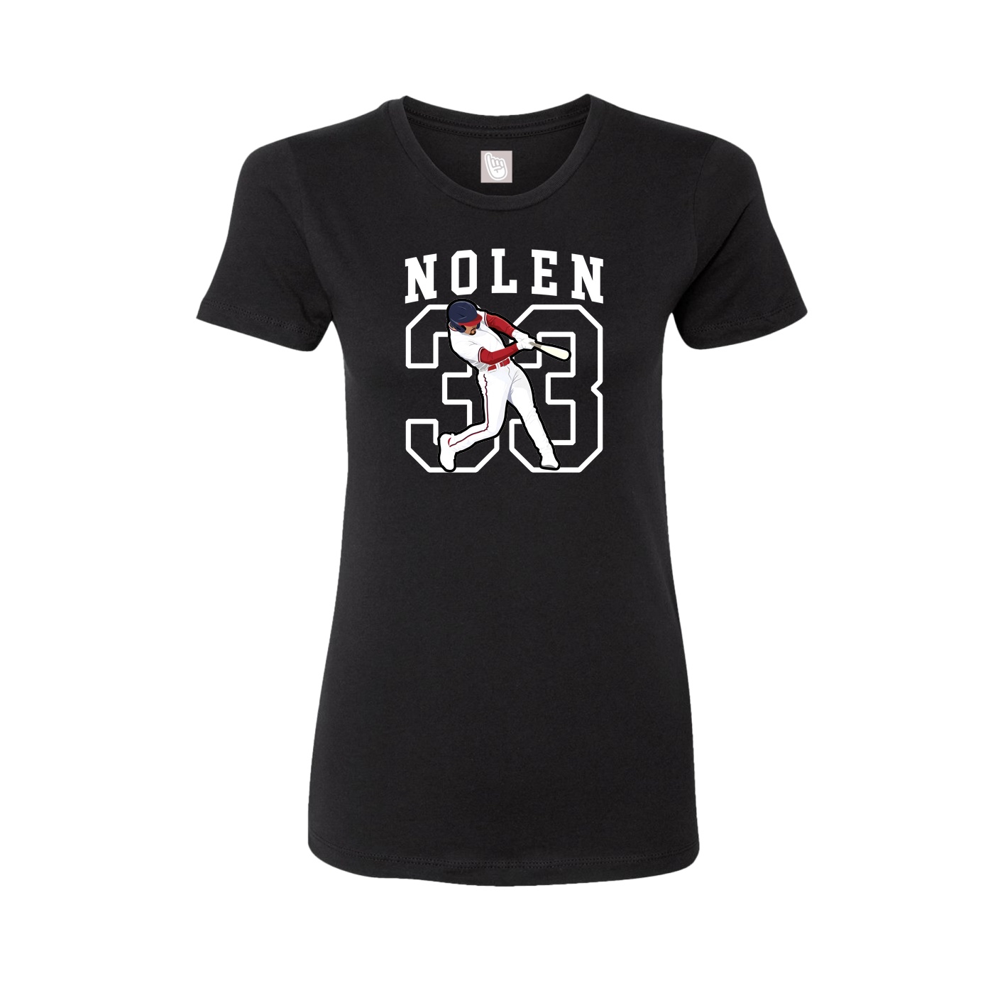 Fitted Women's Tee — Shirsey in Black