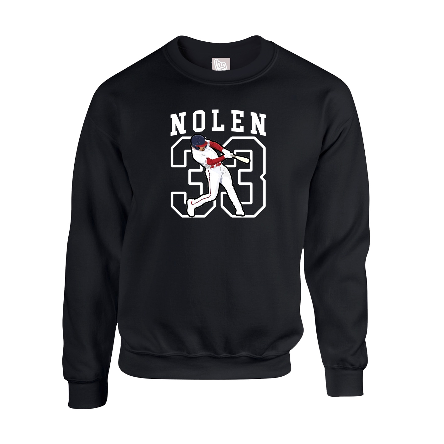 Fleece Crew — Shirsey in Black