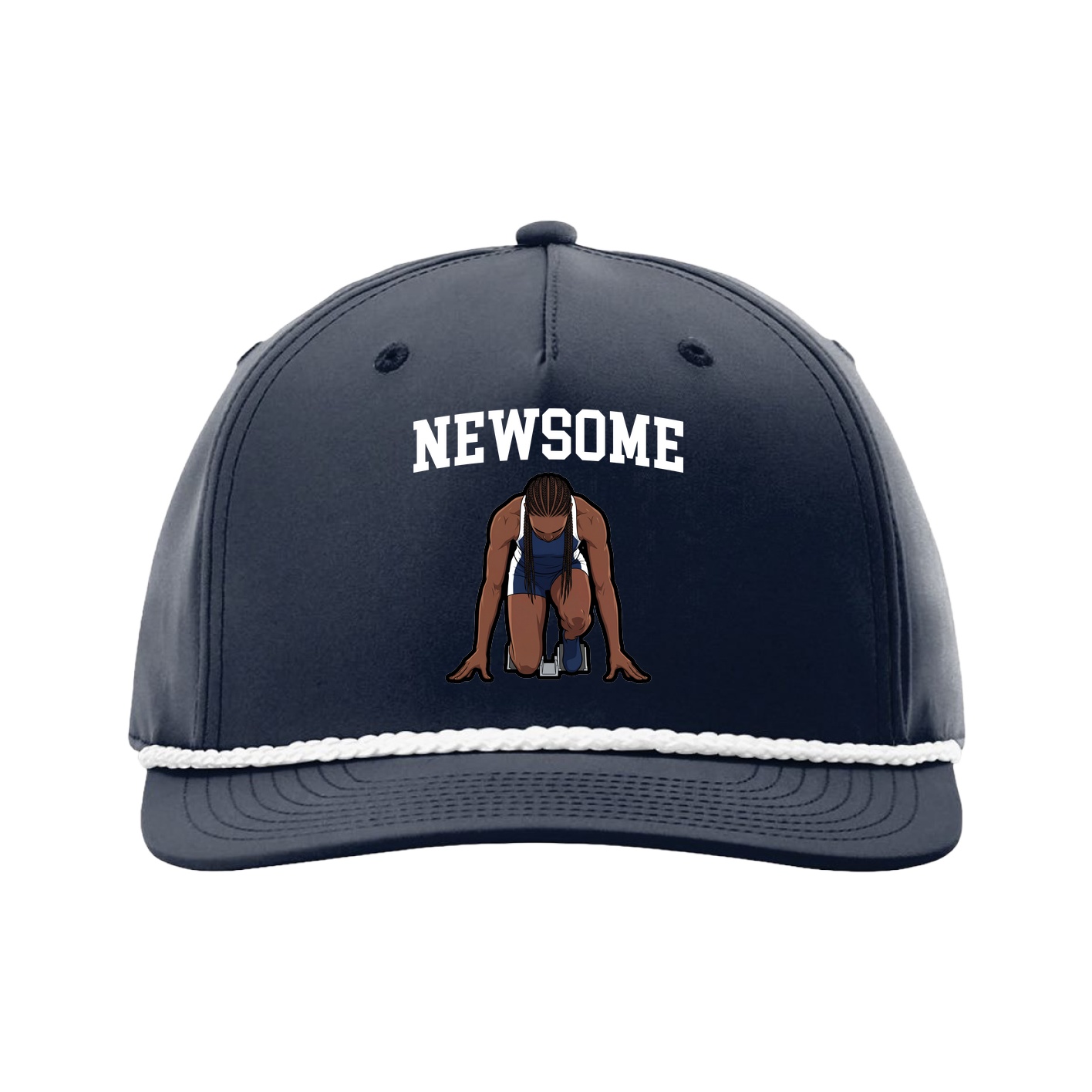 Five-Panel Classic Rope Cap — Shirsey in Navy