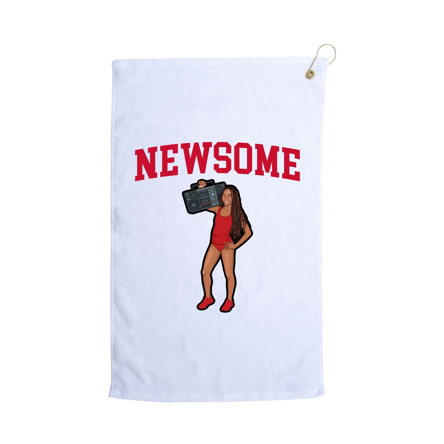Golf Towel — Shirsey in White