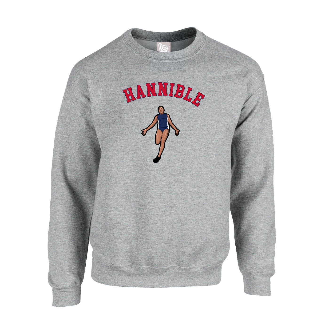 Fleece Crew — Shirsey Arch in Grey