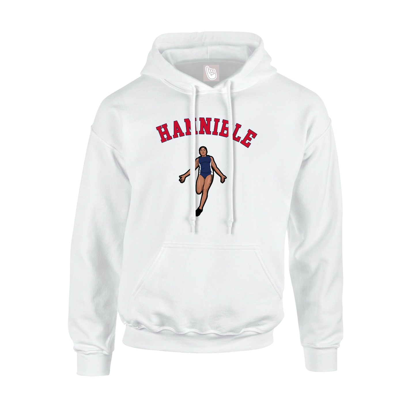 Youth Hoodie — Shirsey Arch in White