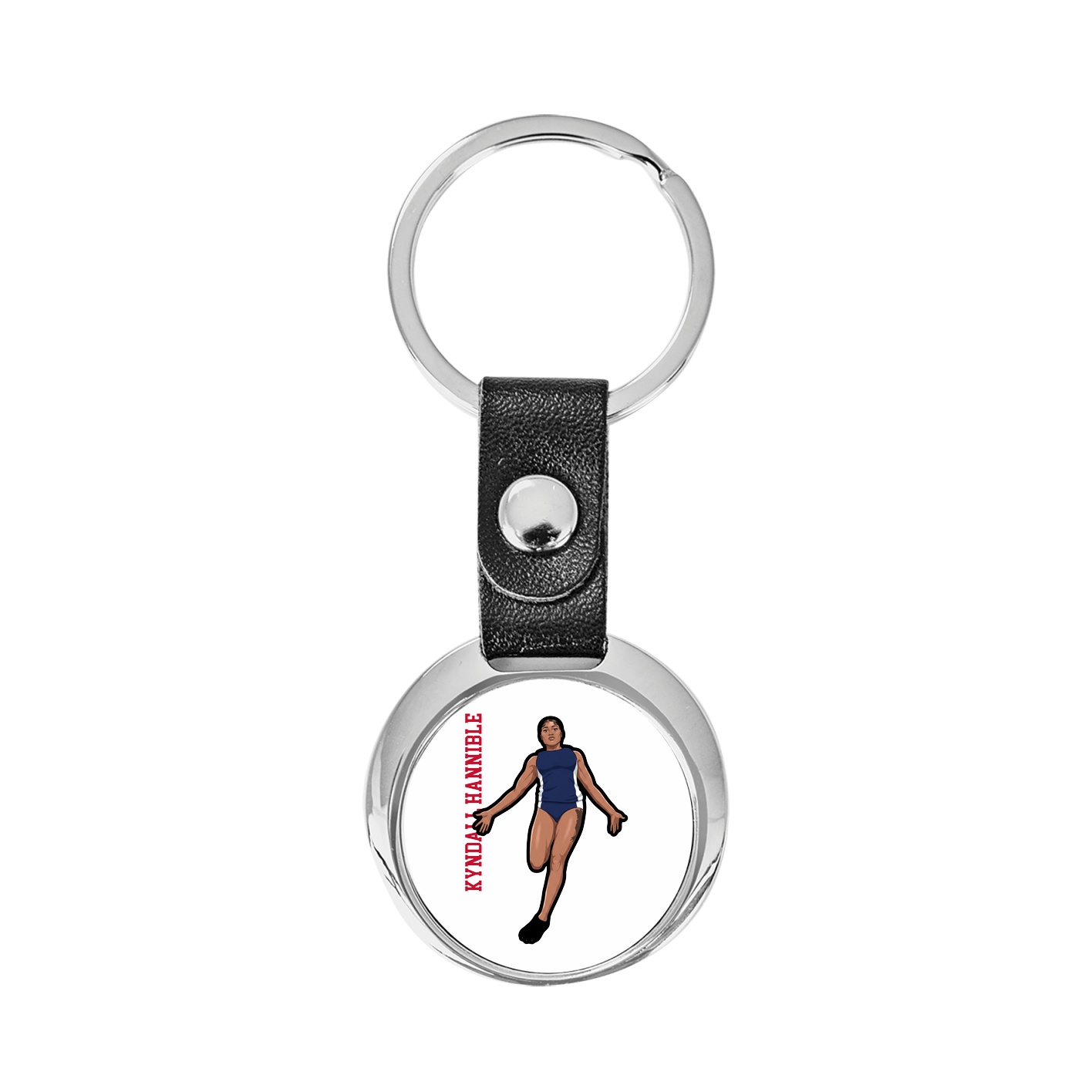 Key Chain — Name Vertical in Classic