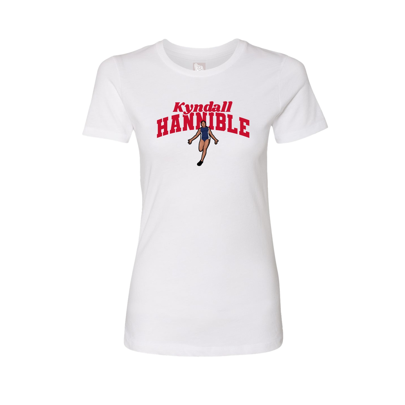 Womens Tee — Signature Arch in White