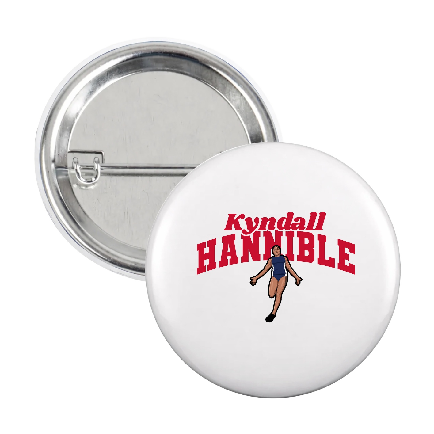 Game Day Button — Signature Arch in White