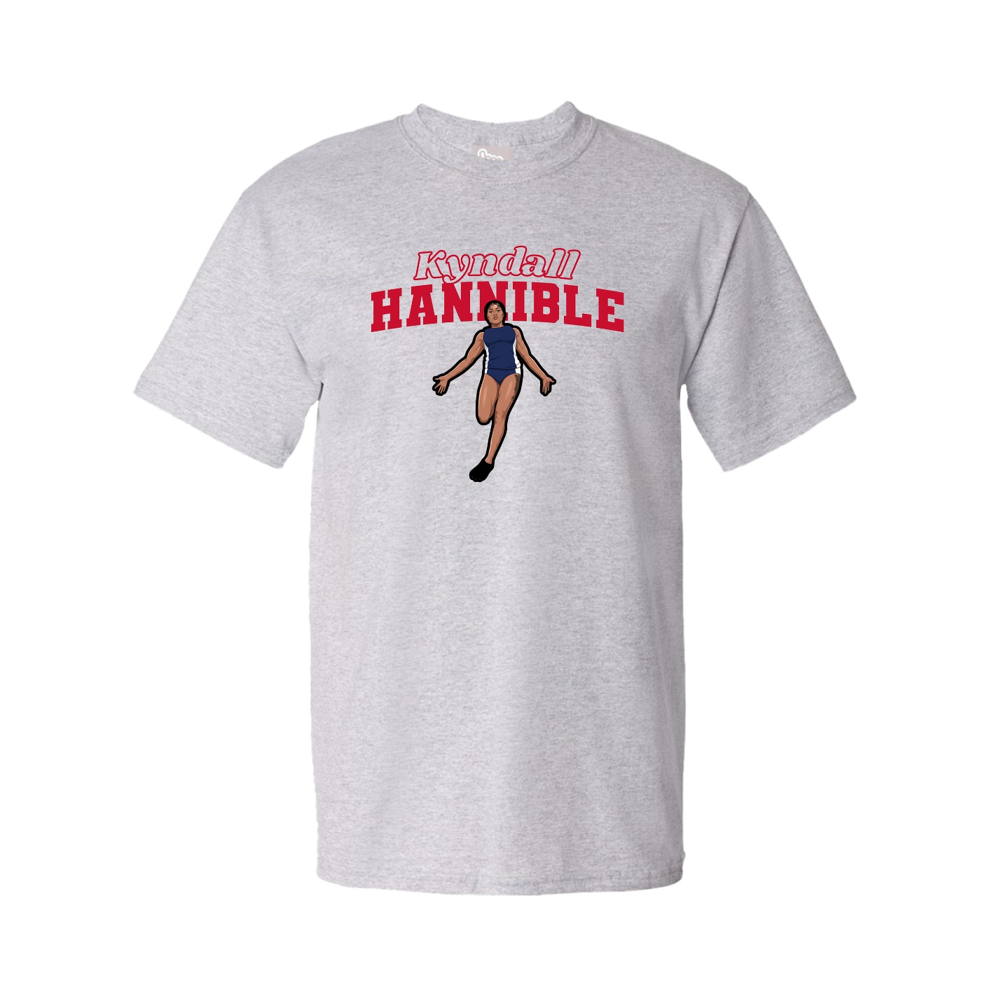 Tee — Name Arch in Grey