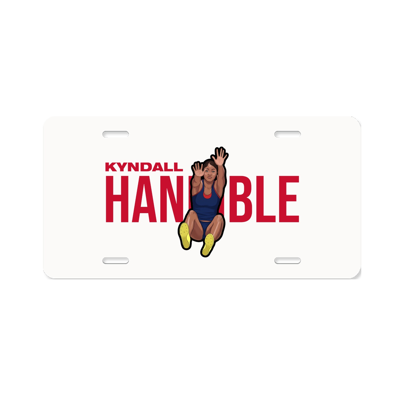 License Plate — Player Name in Classic