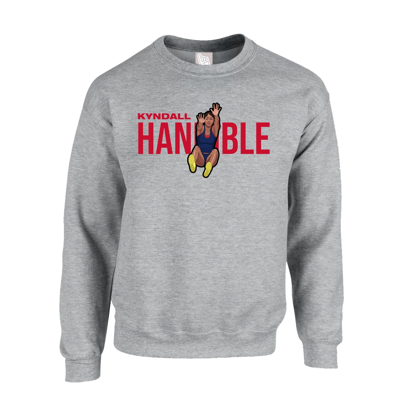Fleece Crew — Player Name in Grey