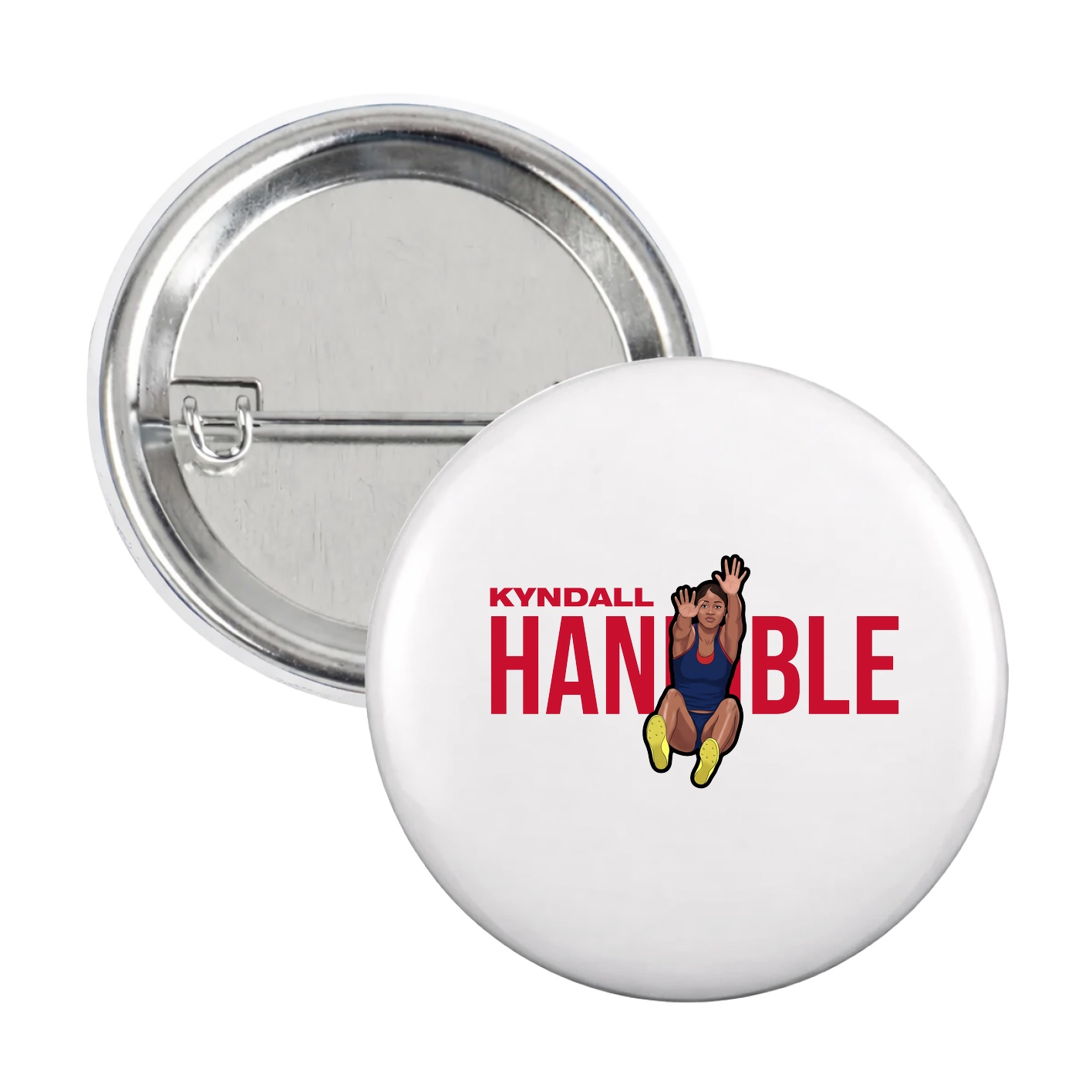 Game Day Button — Player Name in White